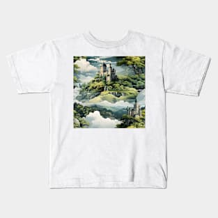 Castles Pattern 18 - Ireland Kids T-Shirt